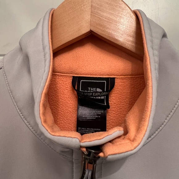 The North Face Apex Bionic Jacket Women Small High Rise Grey/Orange - Picture 3 of 6